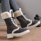 Women's Cotton Mid-Calf Plush Lined Snow Boots