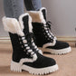 Women's Cotton Mid-Calf Plush Lined Snow Boots