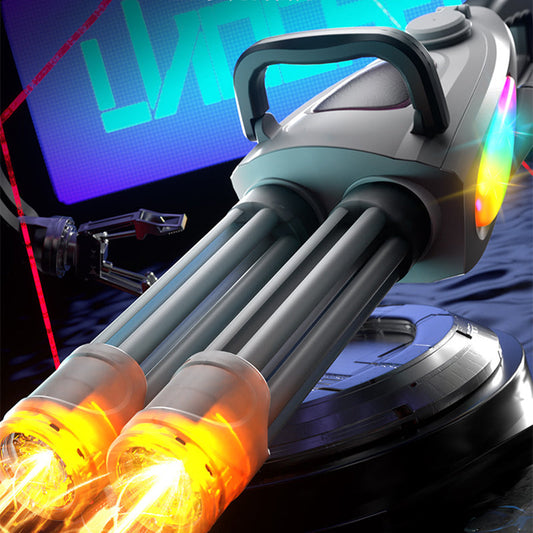 💥Double Barrel Gatling Electric Water Gun Set（Free shipping）