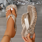🎉2025 New Arrive - 50% OFF👠Women's Thick-Soled Sequined Flip-Flops
