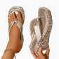 🎉2025 New Arrive - 50% OFF👠Women's Thick-Soled Sequined Flip-Flops