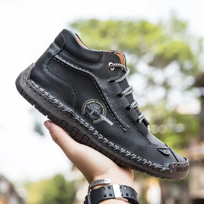 (⏰2025 HOT SALE - 50% OFF🛒)Men's Retro Hand-Stitched Pigskin Boots