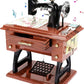 Wood Mini Sewing Machine Music Box