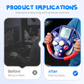Portable Educational Simulation Steering Wheel Toy for Kids
