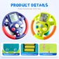 Portable Educational Simulation Steering Wheel Toy for Kids