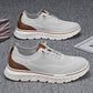 Fliwos Men’s Breathable Lightweight Knit Patchwork Sneakers