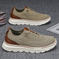 Fliwos Men’s Breathable Lightweight Knit Patchwork Sneakers