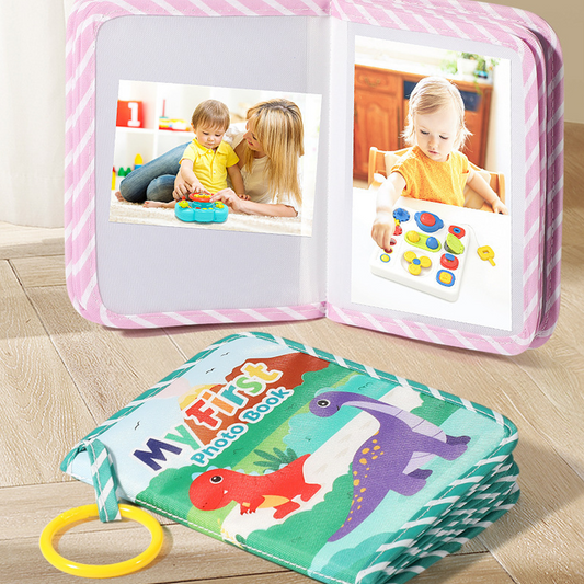 🖼️💕My First Baby Photo Book with Safe Mirror