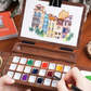Multifunctional Foldable Travel Watercolor Palette