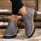 🎉2025 New Products Hot Sale✨Women's Round-Toe Ankle Boots with Side Zipper