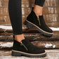 🎉2025 New Products Hot Sale✨Women's Round-Toe Ankle Boots with Side Zipper