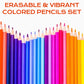 Erasable & Vibrant Colored Pencils Set