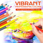 Erasable & Vibrant Colored Pencils Set