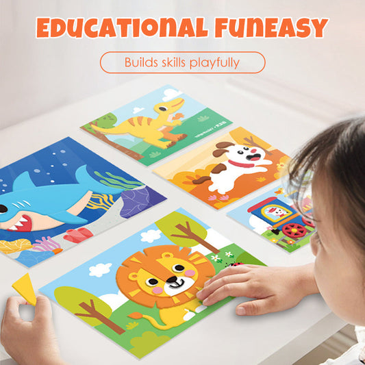 EVA Foam Cartoon Animal DIY Stickers for Kids