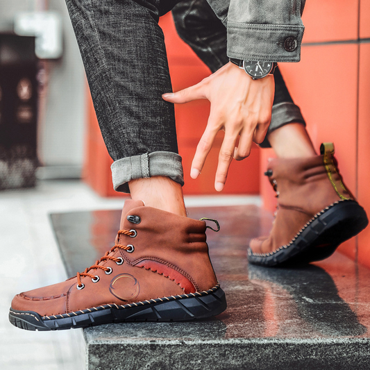 Men's Vintage Mid-Top Casual Shoes