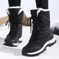 Women’s Warm Ankle-High Lace-Up Snow Boots