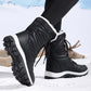 Women’s Warm Ankle-High Lace-Up Snow Boots