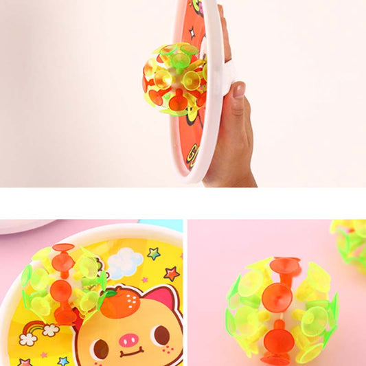 Glowing Suction Ball Play Set for Kids