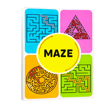 46 Pages Maze Activity Book for Kids
