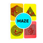46 Pages Maze Activity Book for Kids