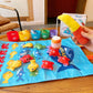 Toddler Cloth Fishing Toy Set with Stacking Cups