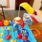 Toddler Cloth Fishing Toy Set with Stacking Cups
