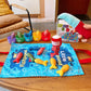 Toddler Cloth Fishing Toy Set with Stacking Cups