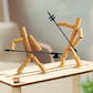 DIY Bamboo Man Fencing Puppet Game Set
