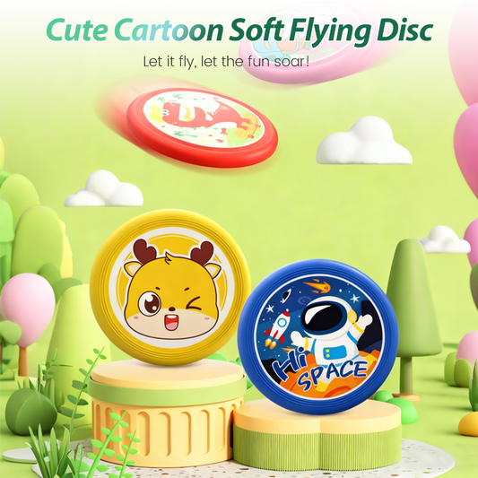 Kids' Cartoon Outdoor Soft Flying Disc