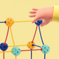 3D Geometric Interlocking Stick Set for Kids