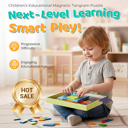 🎁EASTER SALE – 🎉Children’s Educational Magnetic Tangram Puzzle