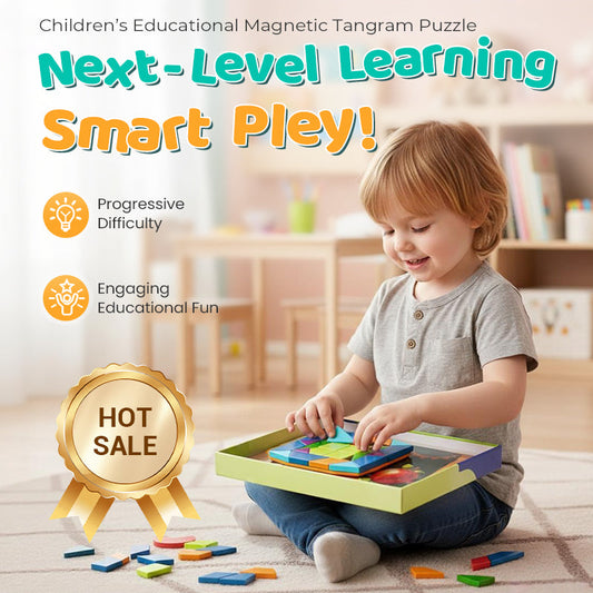 🎁EASTER SALE – 🎉Children’s Educational Magnetic Tangram Puzzle