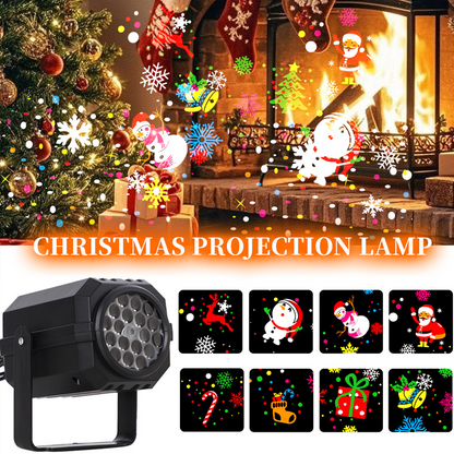 🔥Christmas Sale 🎁Rotating LED Christmas Pattern Projector Light
