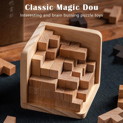 🔥Black Friday Sale 🎁Wooden brain game