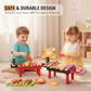 Kids Realistic BBQ Grill Playset with Food