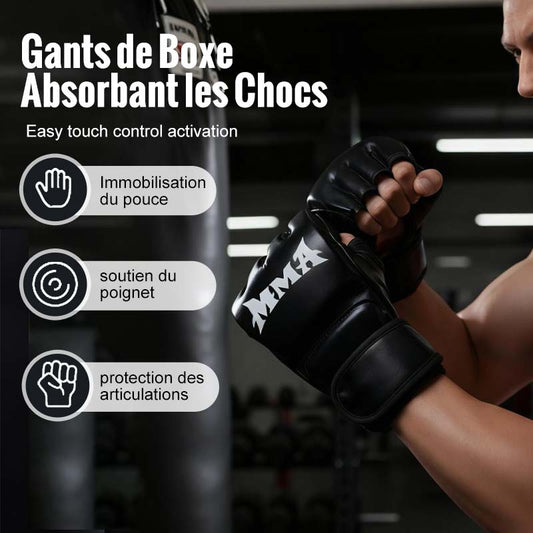 🥋 Boxing Gloves With Wrist Support And Shock Absorption | Ergonomic Design & Enhanced Safety🔝✅