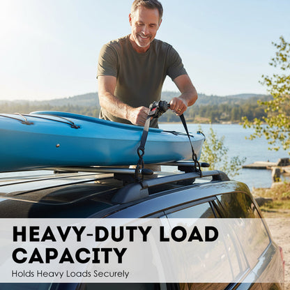Tie Down Any Cargo Instantly! No-Tangle Auto-Retract Ratchet Strap