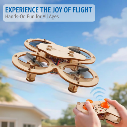 🧩 DIY Wooden Drone Building Kit 🚁Limited stock—limited-time sale