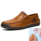 🔥 50% OFF ⏰ Classic Men’s Leather Shoes – Breathable Calfskin, Slip-On Comfort & Timeless Style! 👞✨