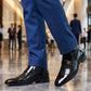 🎩 Formal Shine & Elegance | Men‘s PU Leather Derby Shoes ✨【Premium leather】