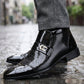 🎩 Formal Shine & Elegance | Men‘s PU Leather Derby Shoes ✨【Premium leather】