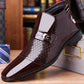 🎩 Formal Shine & Elegance | Men‘s PU Leather Derby Shoes ✨【Premium leather】