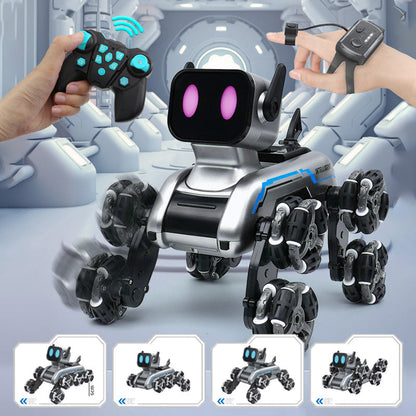 🤖🦾 Remote-Controlled Gesture Sensing Robot Dog | Programmable Stunt Car Toy with Light & Music🎧🎮 Perfect Gift for Kids Who Love STEM Learning & Interactive Play