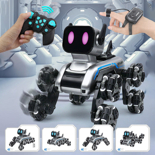 🤖🦾 Remote-Controlled Gesture Sensing Robot Dog | Programmable Stunt Car Toy with Light & Music🎧🎮 Perfect Gift for Kids Who Love STEM Learning & Interactive Play