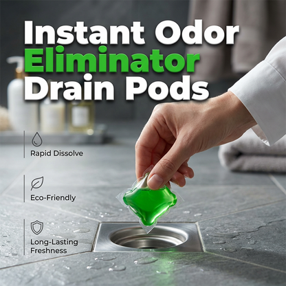 🧪 FLASH SALE: 50% OFF! Organic Drain Deodorizing Capsules – Natural Enzymes & Water-Soluble Film to Eliminate Odors at the Source 🌿✨