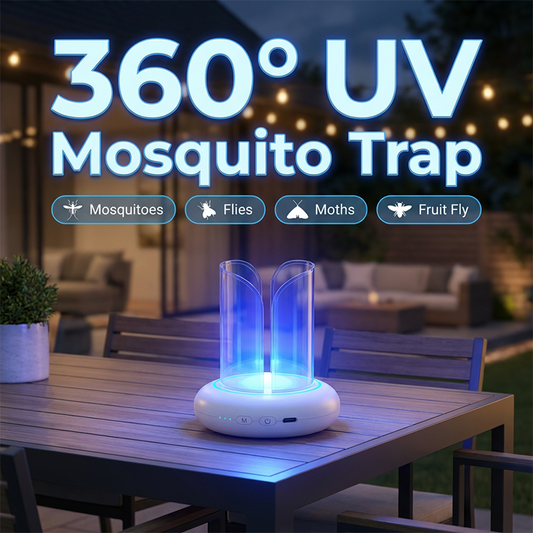 🥳2026 HOT SALE🥳💞50K+ SOLD!🌙✨ 50% OFF! 360° UV Mosquito & Fly Trap Lamp – No noise, no chemicals. 8 RGB colors, 360° coverage. A bug-free, peaceful night’s sleep. 🦟🚫