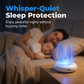 360° UV Mosquito & Fly Trap Lamp – No noise, no chemicals. 8 RGB colors, 360° coverage. A bug-free, peaceful night’s sleep. 🦟🚫