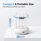 360° UV Mosquito & Fly Trap Lamp – No noise, no chemicals. 8 RGB colors, 360° coverage. A bug-free, peaceful night’s sleep. 🦟🚫
