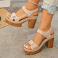 Women's Summer Platform One-Strap Sandals ☀️