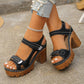 Women's Summer Platform One-Strap Sandals ☀️